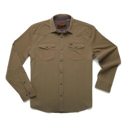 Howler Brothers Stockman Stretch Snapshirt Men's in Mountain Green